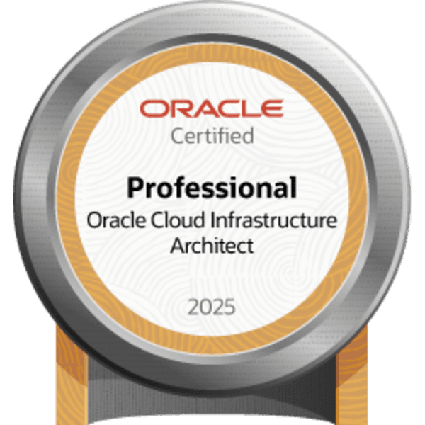 Oracle Cloud Infrastructure Architect Professional 2025